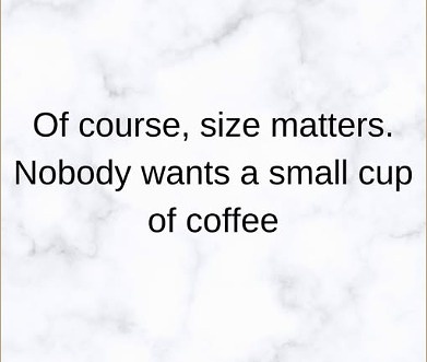 Coffee Size